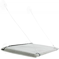 Trixie TX-43209 Лежак с креплением на окно для кошек, 50×30 см, серый