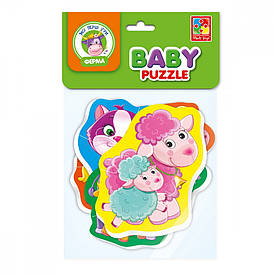 Бебі пазли Vladi Toys Мама та малюк (Укр) (VT1106-97)
