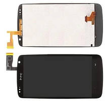 HTC Desire 500 дисплей в зборі з тачскріном модуль чорний