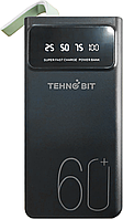 Power Bank Tehno Bit TB-701-60 60000mAh 2.4A 2USB LED (ліхтар)