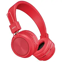 Навушники Bluetooth Stereo Hoco W25 red