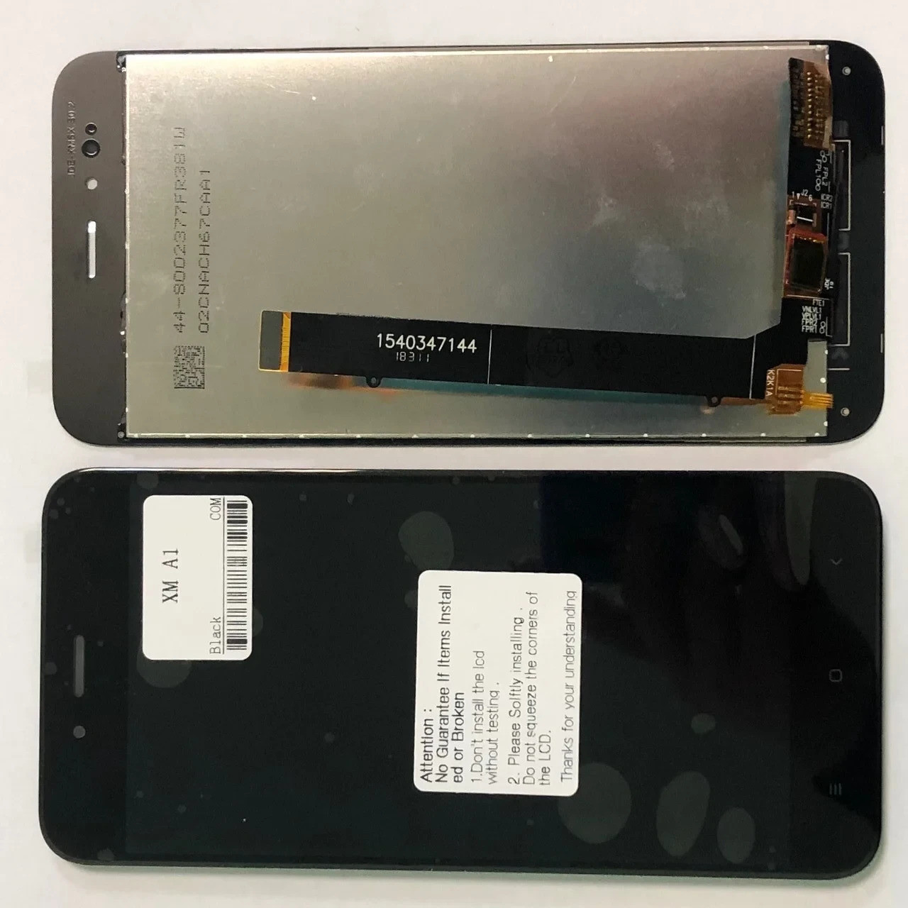 Дисплейний модуль для телефону Xiaomi Mi A1, MI 5X в зборі з тачскріном, чорний, HC