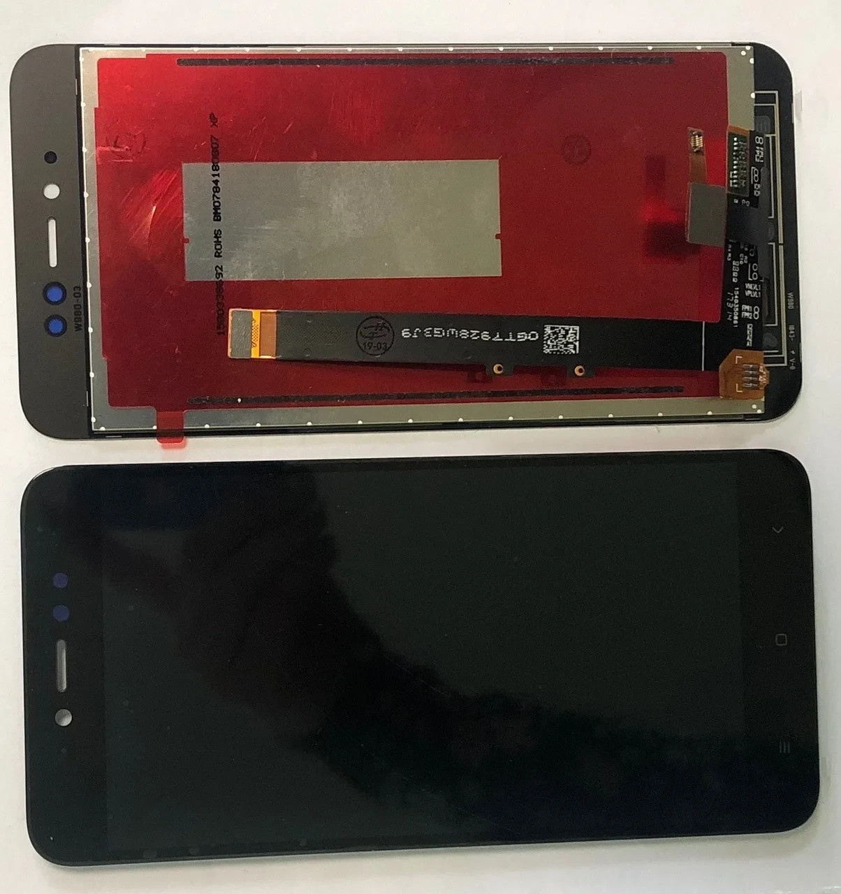 Дисплей Xiaomi Redmi Note 5A Prime з тачскріном, чорний, 3/32, 4 отвори