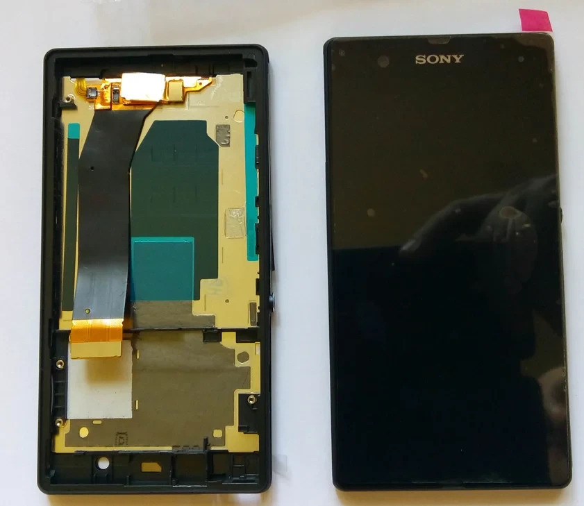 Sony Xperia Z L36h L36i C6603 C660x дисплей в зборі з тачскріном модуль з рамкою чорний ORIGINAL