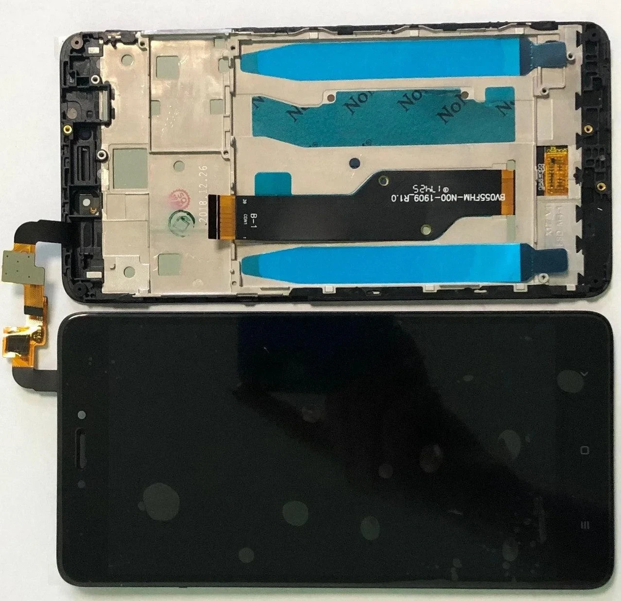 Дисплей Xiaomi Redmi Note 4x модуль в зборі, з тачскріном, чорний, з рамкою, Original (пер. скло)
