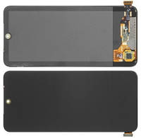 Дисплей Xiaomi Redmi NOTE 10 4G модуль в зборі з тачскріном, OLED, чорний