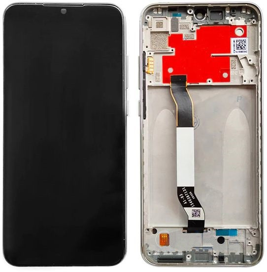 Дисплей Xiaomi Redmi Note 8T модуль в зборі з тачскріном і рамкою, Original PRC, чорний