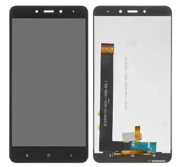 Дисплей Xiaomi Redmi Note 4 модуль в зборі з тачскріном, чорний, оригінал (переклеєне скло)
