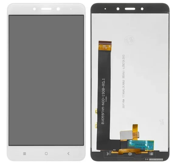 Дисплей Xiaomi Redmi Note 4 модуль в зборі з тачскріном, білий, оригінал (переклеєне скло)