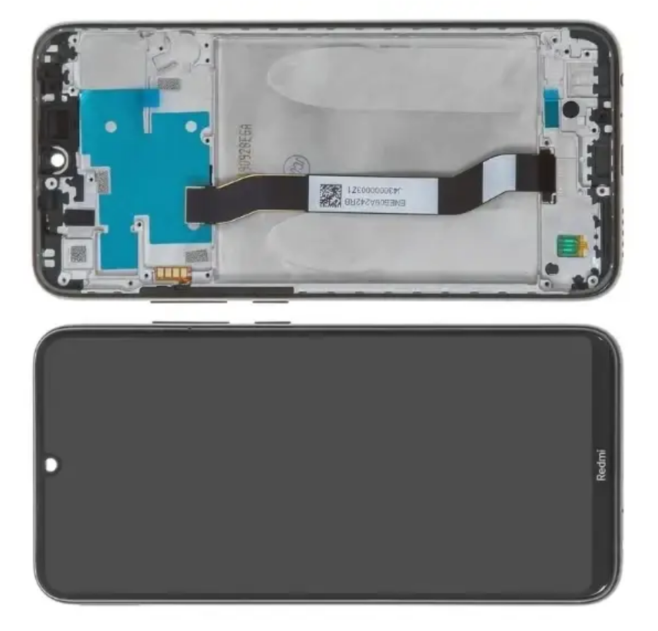 Дисплей Xiaomi Redmi Note 8 модуль в сборе с тачскрином и рамкой, Original PRC, черный - фото 1 - id-p1262005963
