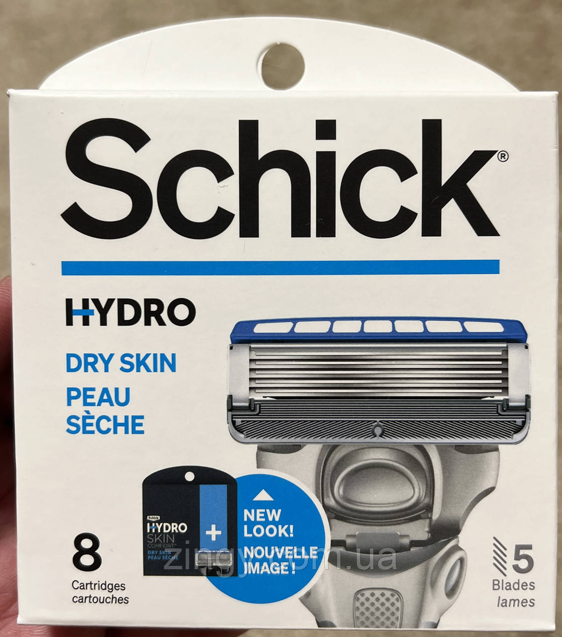 Лезвия Schick Hydro 5 Dry Skin Оригинал США кассеты 8шт (ID#1502511426 ...