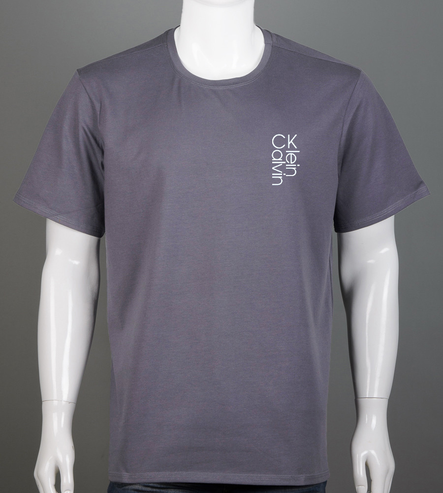 Футболка батал Calvin Klein Сірий 2260б, 3XL (1шт)