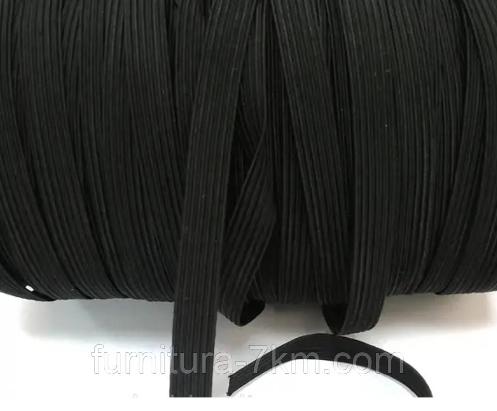 Гумка чорна. Ширина — 0,8 см (100 м)., фото 1