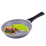 Сковорода з гранітним антипригарним покриттям 28 см Maestro MR-4028 Сковорода з індукційним дном без кришки, фото 8
