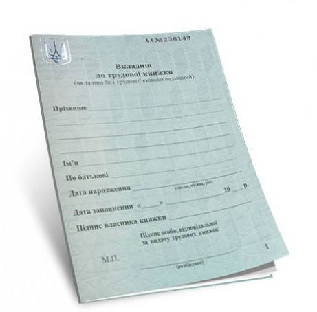 Трудова книжка (СМІННИЙ БЛОК), фото 1