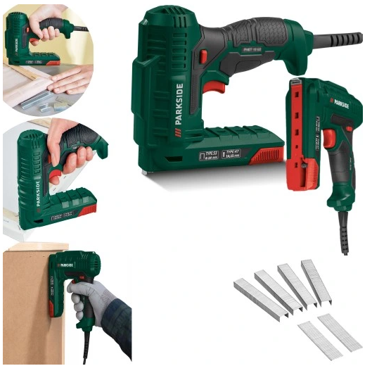 Електричний степлер Parkside PHET 15 C2 зі скобами із цвяхами (Німеччина)
