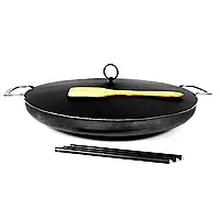 Сковорода дискова 41 см із кришкою