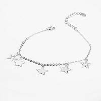 Срібний браслет Зірочка