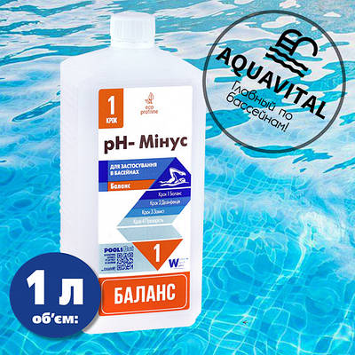 PH мінус рідкий (соляна 9%), Water World Window pH-мінус (1 л)