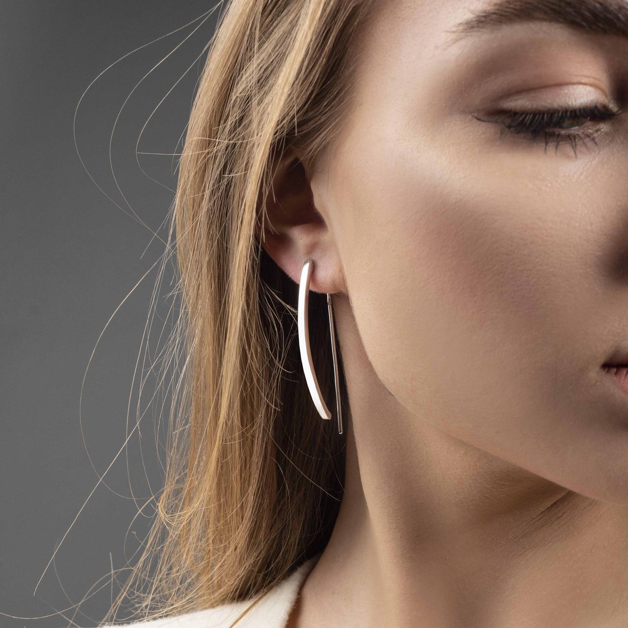 Срібні сережки Сен-Тропе, фото 1