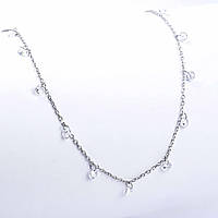 Срібне кольє Краплі