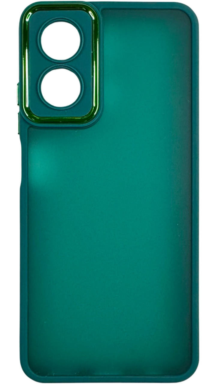 TPU чохол Luxury Metal Lens на Oppo A17K зелений