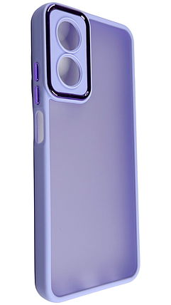 TPU чохол Luxury Metal Lens на Oppo A17K фіалковий, фото 3