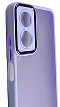 TPU чохол Luxury Metal Lens на Oppo A17K фіалковий, фото 5