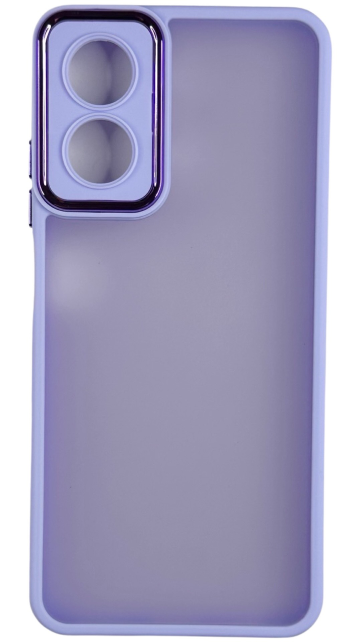 TPU чохол Luxury Metal Lens на Oppo A17K фіалковий