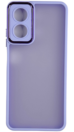 TPU чохол Luxury Metal Lens на Oppo A17K фіалковий, фото 1