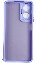 TPU чохол Luxury Metal Lens на Oppo A17K фіалковий, фото 4