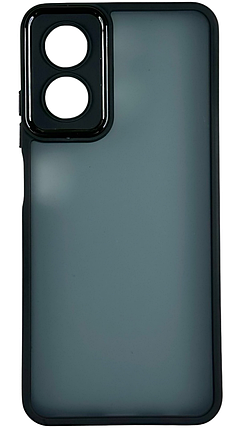 TPU чохол Luxury Metal Lens на Oppo A17K чорний, фото 1