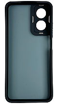 TPU чохол Luxury Metal Lens на Oppo A17K чорний, фото 5