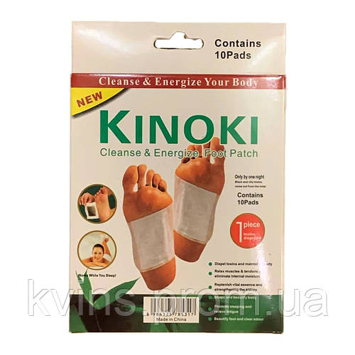 Детокс пластыри KINOKI для стоп, ног для выведения всевозможных ...