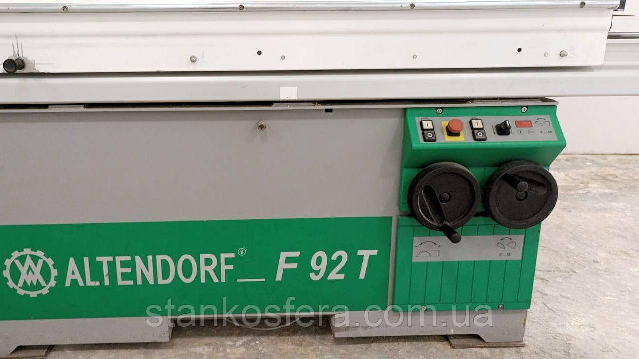 Altendorf F92T форматно-раскроечный станок б/у 2001г. с кареткой 3,2м и наклоном пил - фото 4 - id-p495545