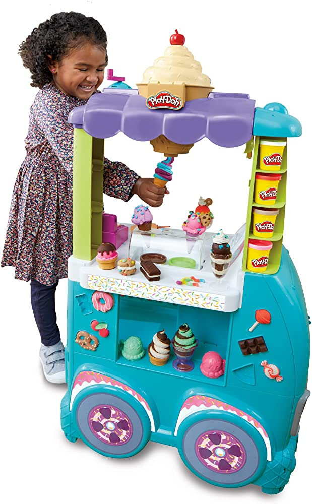 Набір для ліплення Play-Doh Kitchen Creations Фургон Морозивна Фантазія Великий трак візок-магазин (F1039)