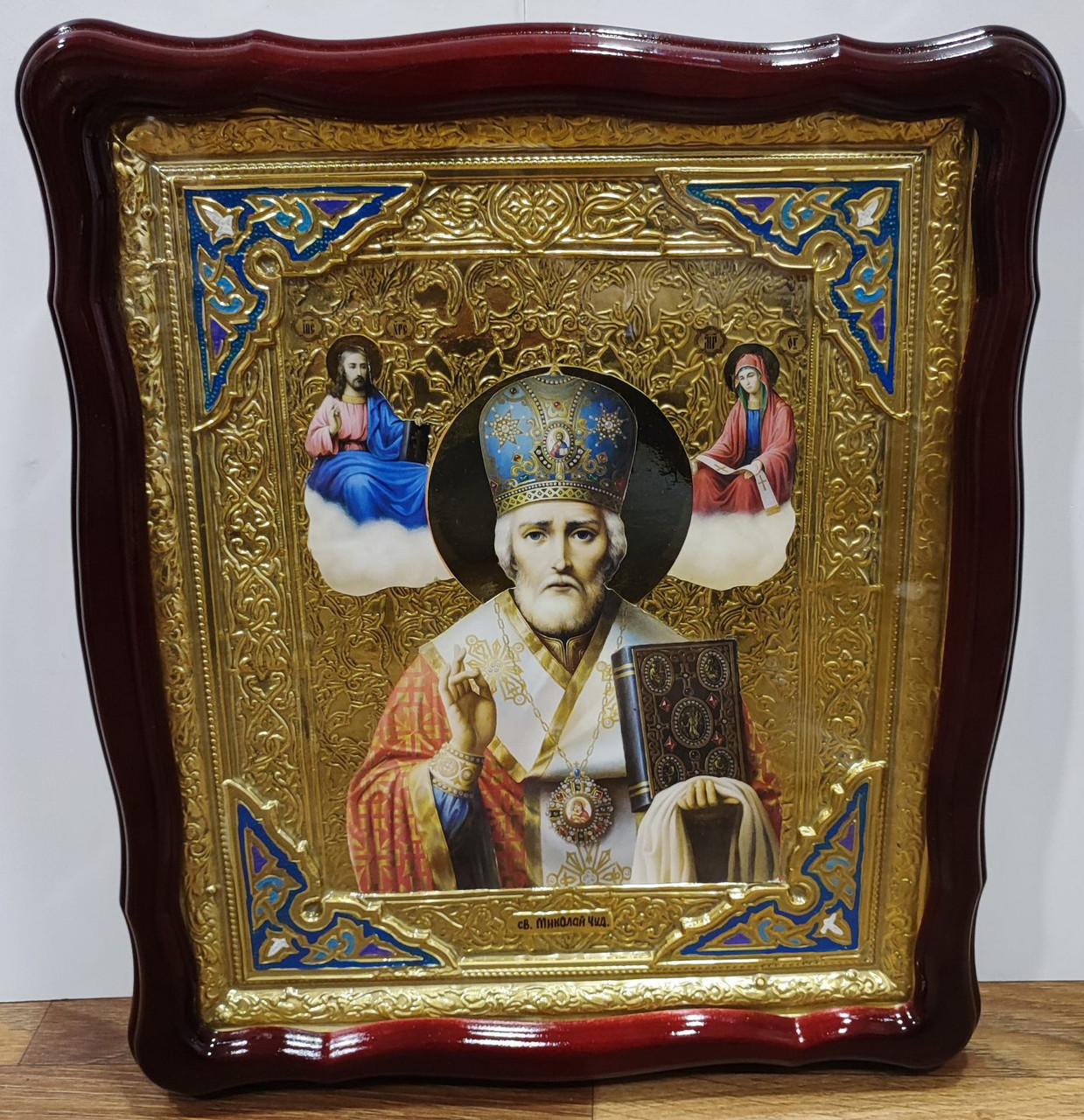 Ікона Миколи Чудотворця 48x42см, фото 1