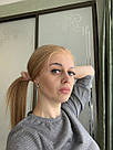 Система заміщення волосся/парик натуральний на сітці з імітацією шкіри, золотистий русявий, фото 2