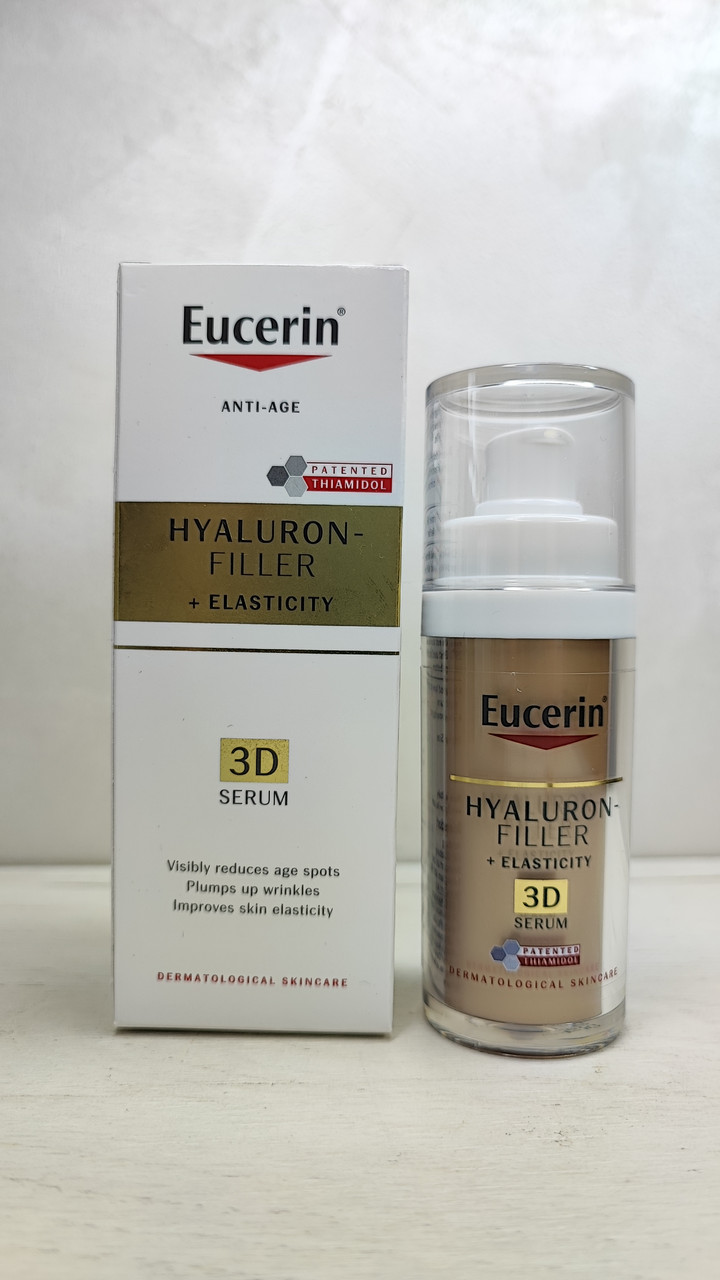 Сироватка для обличчя EUCERIN Hyaluron-Filler + Elasticity для зрілої шкіри 3D Serum 30 мл