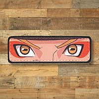 Шеврон Naruto Eyes (Глаза Наруто) Наруто, 9х3, на липучке (велкро), патч печатный