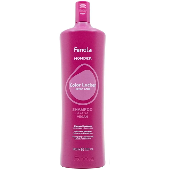 Шампунь для фарбованого волосся Fanola Wonder Color Locker Shampoo 1000 мл, фото 1