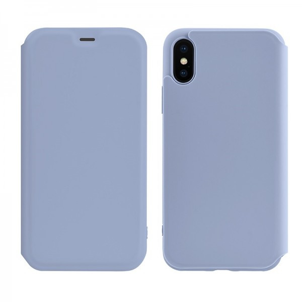 Чохол книжка HOCO Colorful series liquid silicone для iPhone XS Max TPU Purple