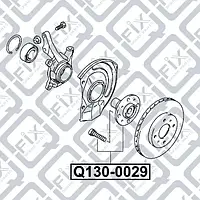 Ступица передняя (Q-FIX: Q130-0029)