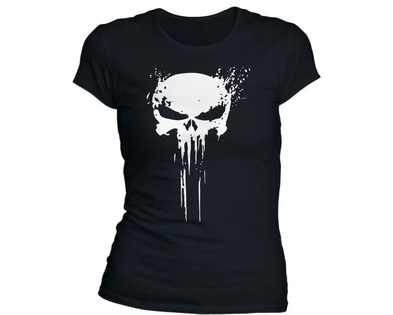 Футболка Жіноча TIGERWOOD T-shirt Punisher Бавовна Black розм.L,M,S,XL,XXL
