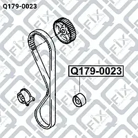 Ролик обводной ремня грм (Q-FIX: Q179-0023)