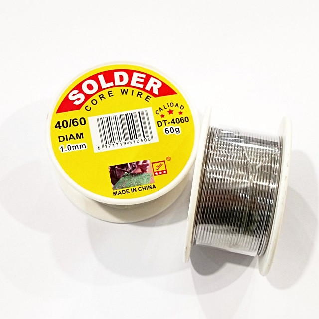 Припій Олово для паяння SOLDER 1 мм, 60 г.