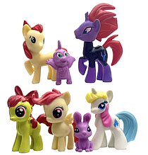 Набір мініфігурок 7в1 Мій маленький поні 3-5 см — My Little Pony