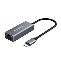 Кабель Cabletime USB-C - RJ45 100Mbps Ethernet, 0.15m,Space Grey (CB53G)