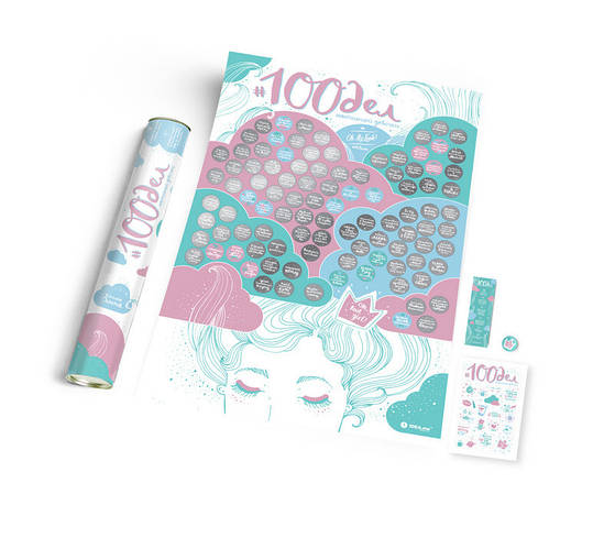 Скретч постер "100 справ True Girl" (ID#1852543299), цена: 550 ...