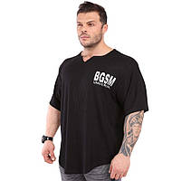 Big Sam, Размахайка Ragtop Rag Top Sweater Fitness Gym T-Shirt Bodybuilding 3282 Черная M MD6400, BigSam, XL, 50% Хлопок / 50% Полиэстер, США, Черный